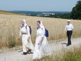 Der Wechsel von Wald und offenen Landschaften und immer wieder wunderschöne Fernsicht zeichen den Pilgerweg aus